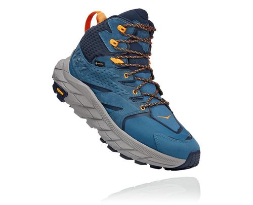 Hoka One One Anacapa Mid GORE-TEX Men's Hiking Boots Real Teal / Outer Space | WDBK-58207