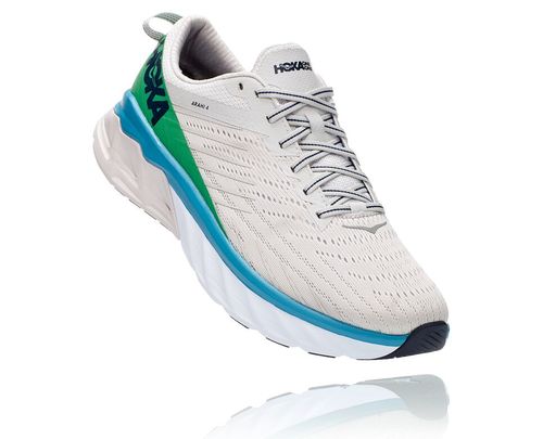 Hoka One One Arahi 4 Men's Road Running Shoes Lunar Rock / Nimbus Cloud | ZIUN-87054