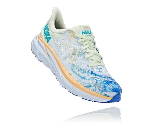 Hoka One One Clifton 8 Men's Road Running Shoes Together | GHBN-51084