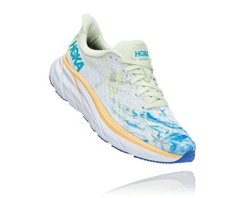 Hoka One One Clifton 8 Women's Road Running Shoes Together | QLMO-89407