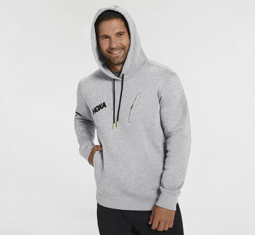 Hoka One One Hoodie Men's Hoodie Wild Dove | IOYC-02584