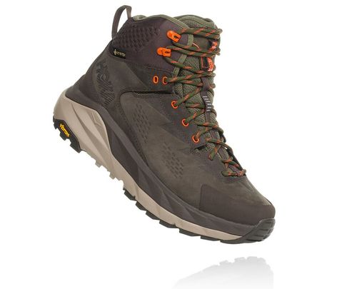 Hoka One One Kaha GORE-TEX Men's Hiking Boots Black Olive / Green | GVMB-35089