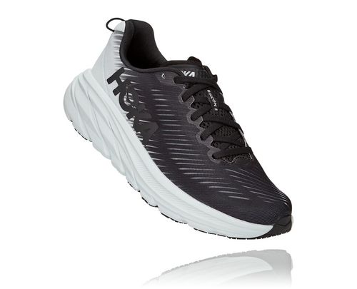 Hoka One One Rincon 3 Women's Road Running Shoes Black / White | AYOL-10946