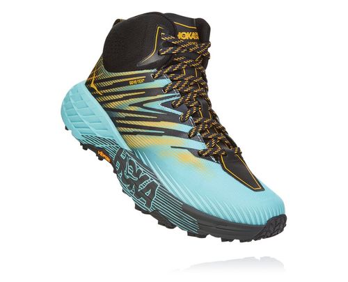 Hoka One One Speedgoat Mid GORE-TEX 2 Women's Trail Running Shoes Antigua Sand / Golden Rod | ZRGJ-9