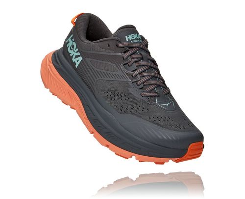 Hoka One One Stinson Atr 6 Women's Trail Running Shoes Castlerock / Cantaloupe | QTJO-31796