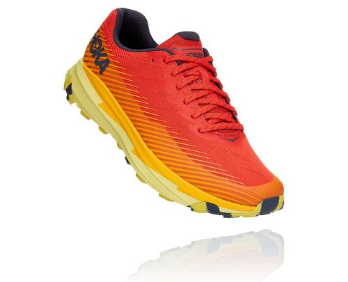 Hoka One One Torrent 2 Men's Trail Running Shoes Fiesta / Saffron | FMXW-71058