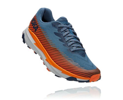 Hoka One One Torrent 2 Men's Trail Running Shoes Real Teal / Harbor Mist | ZACH-14906